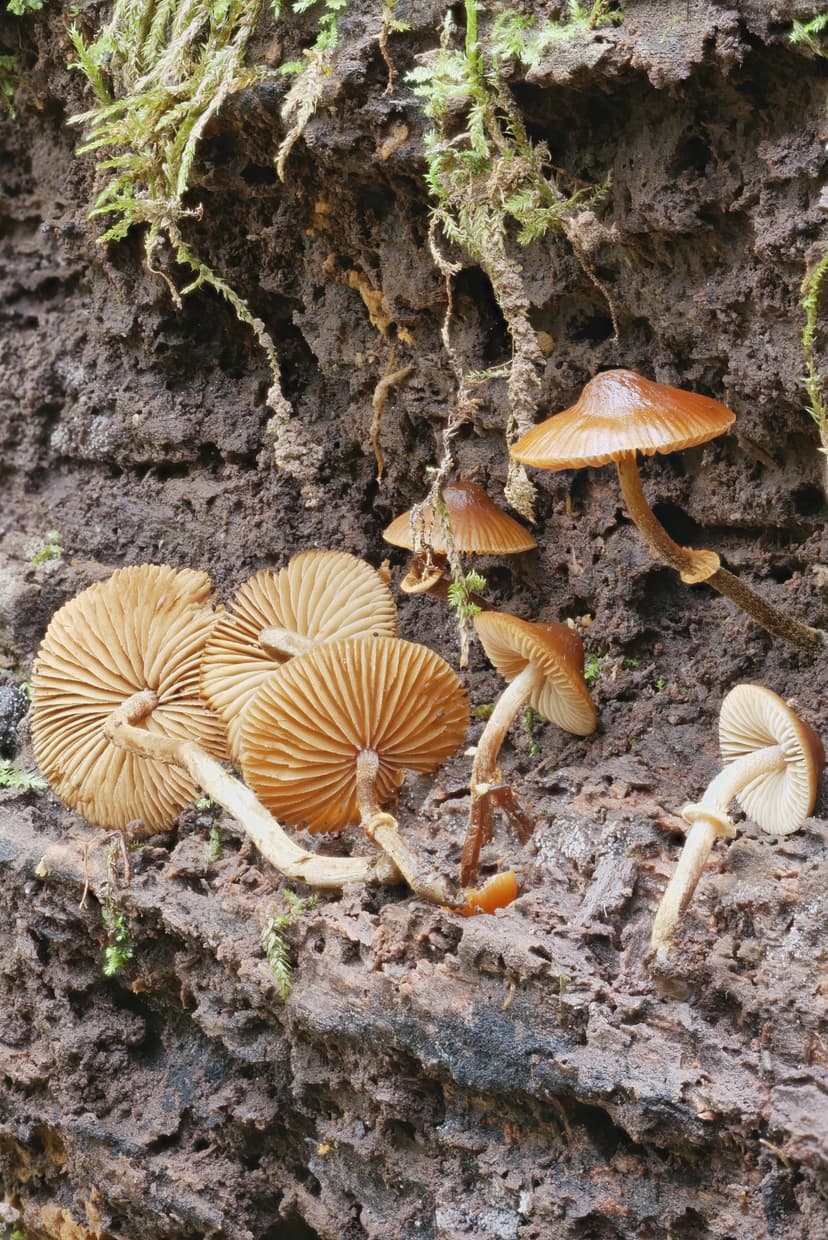 Poisonous Pholiotina rugosa