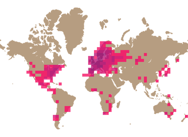 Blusher (Amanita rubescens) distribution info