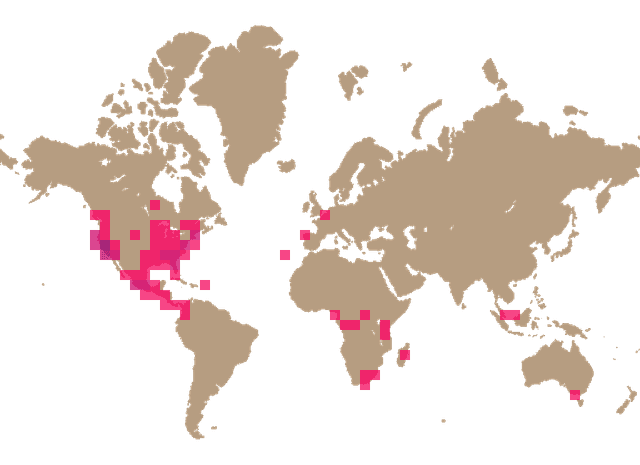 Cramp balls (Annulohypoxylon thouarsianum) distribution info