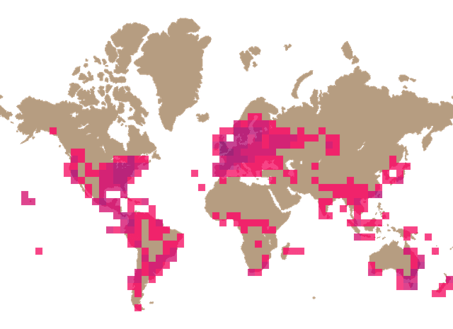 Fairy inkcap (Coprinellus disseminatus) distribution info