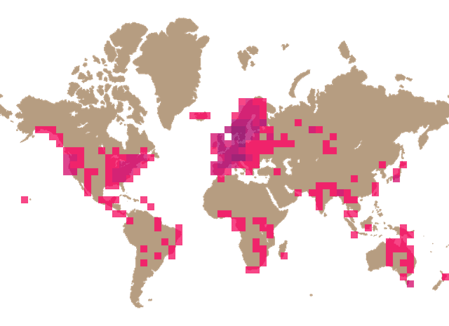 The miller (Clitopilus prunulus) distribution info