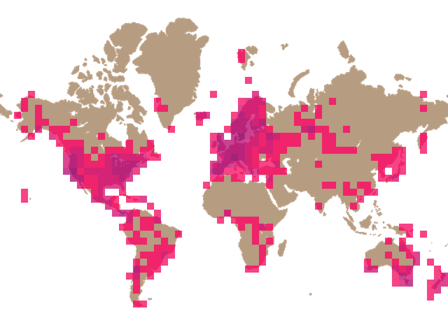 Blewit (Collybia nuda) distribution info