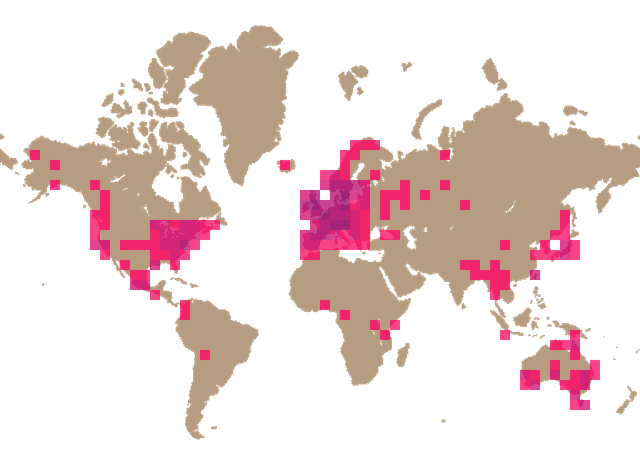 Charcoal burner (Russula cyanoxantha) distribution info