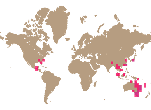 Shaggy cap (Boletellus emodensis) distribution info