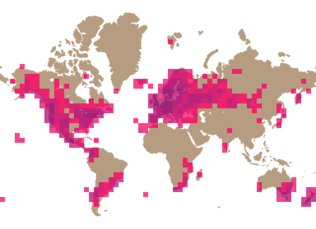 Fly agaric (Amanita muscaria) distribution info