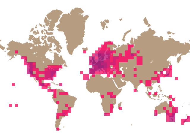 Sulphur tuft (Hypholoma fasciculare) distribution info